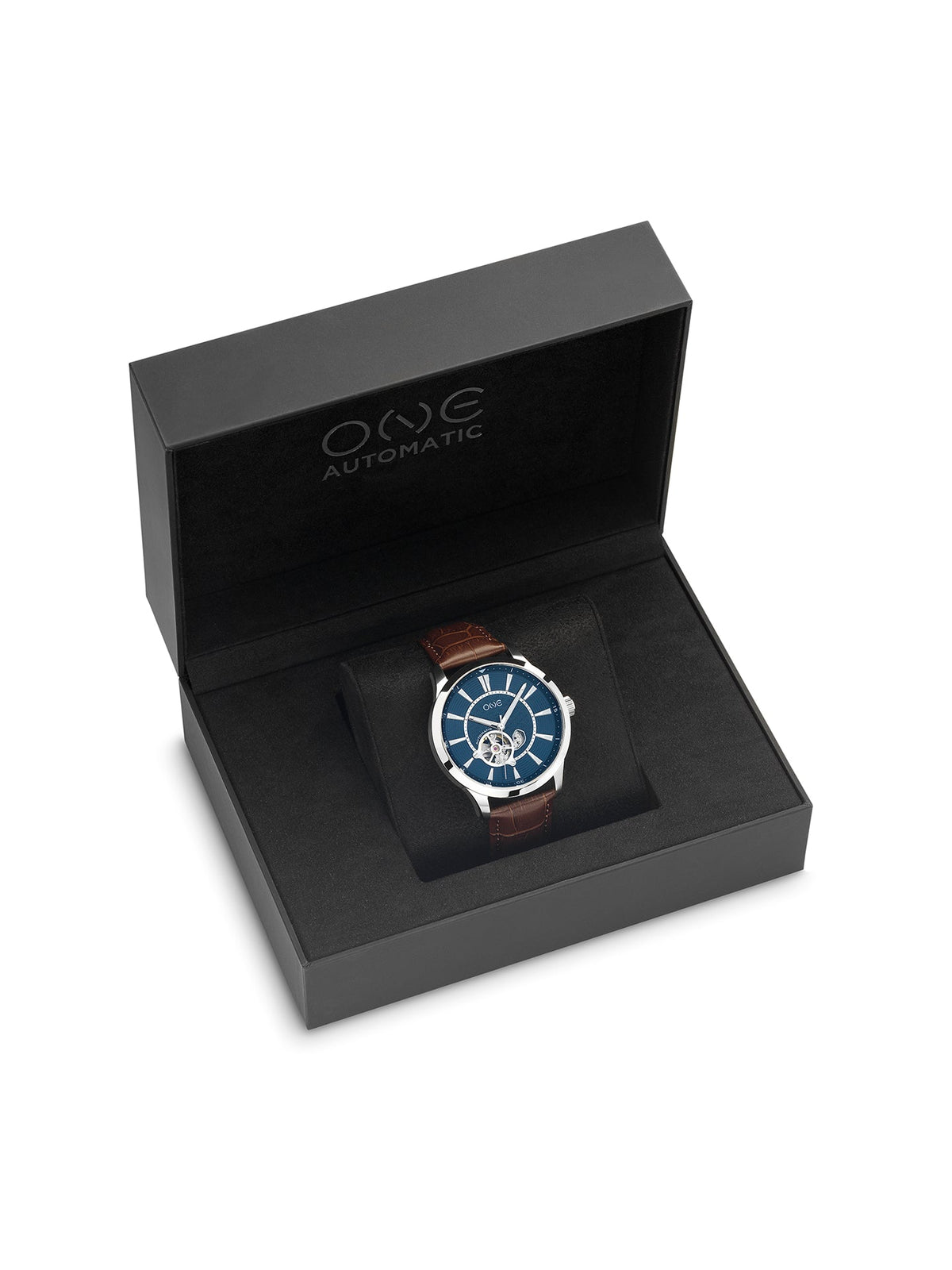 One Blue Caravel Automatic Watch