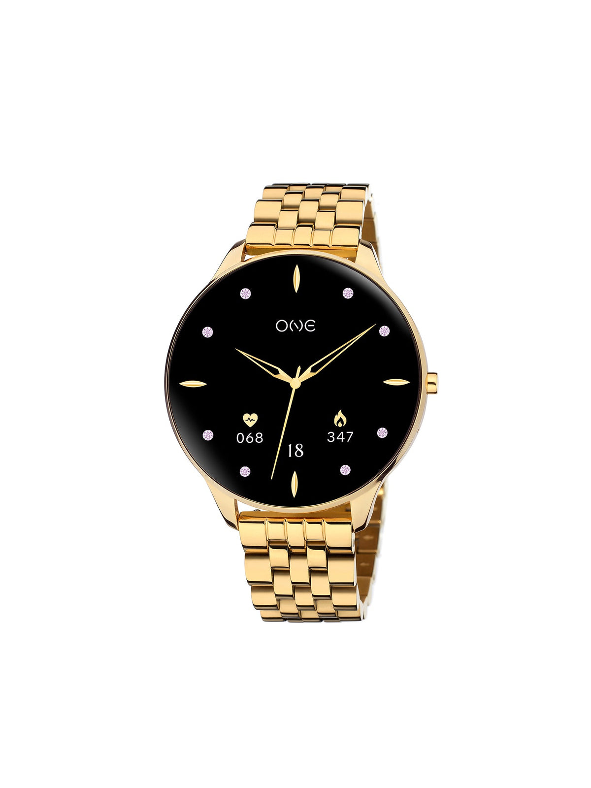 One Slim Gold Links Smartwatch