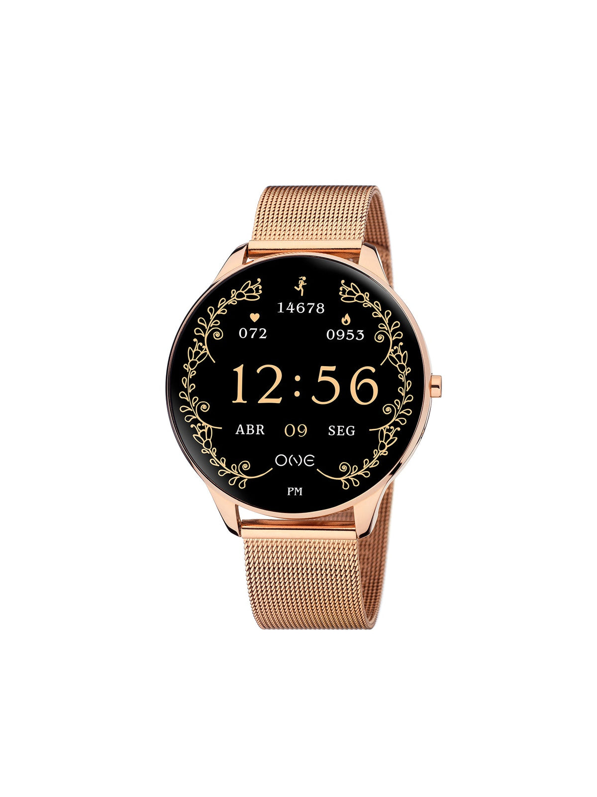 Smartwatch One Slim Rosegold Mesh