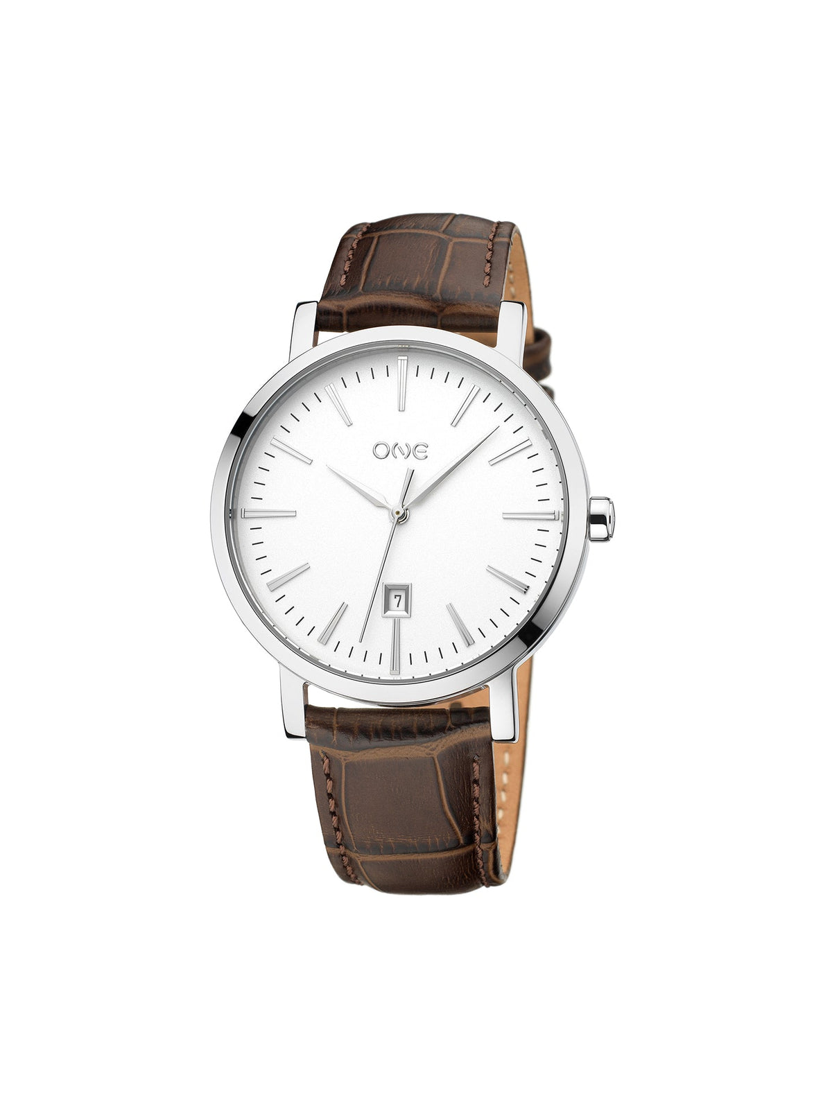 One Classic Silver Watch