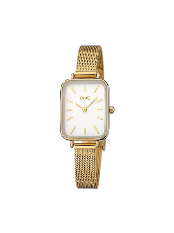 ONE Daily Form Gold Watch