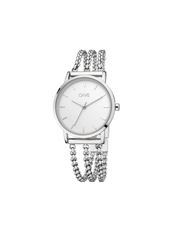 One Capri Silver Watch