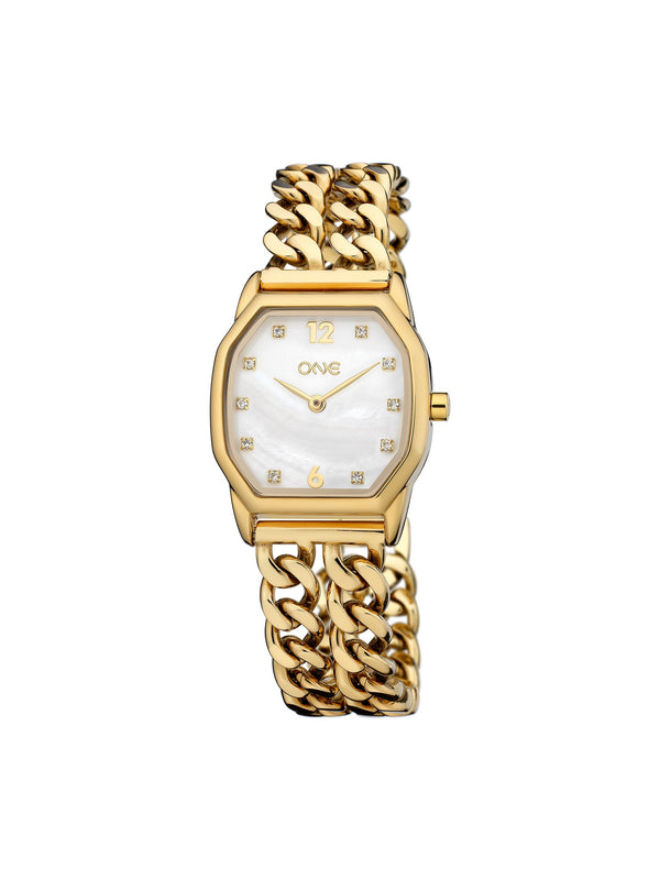 One Adore Gold Watch