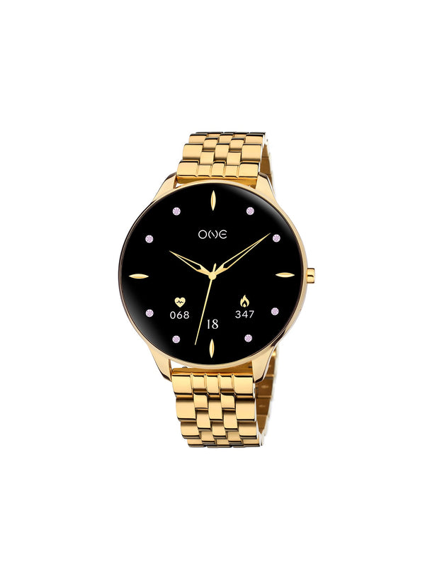 One Slim Gold Links Smartwatch